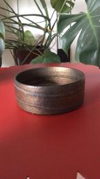 Mobach schaal brons glazuur doorsnee 20 cm hoog 7 cm, Antiek en Kunst, Ophalen