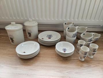 Prachtig servies Royal Orchid Stoneware Lavendel, 33 delig beschikbaar voor biedingen