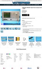 ANRITSU MS2661C Spectrum Analyzer 9K - 3GHZ, Nieuw, Ophalen of Verzenden, ., ANRITSU