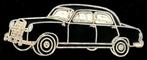 Mercedes- Benz type 180 pin- zwart emaille, Ophalen of Verzenden, Nieuw, Transport, Speldje of Pin