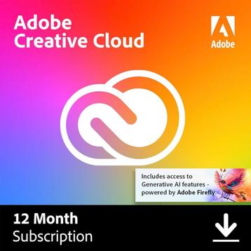 Adobe Creative Cloud - 1 jaar incl BTW - Goedkoopste van Ned