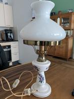 Brocante Italiaanse porseleinen lamp, Ophalen of Verzenden, Zo goed als nieuw, 50 tot 75 cm