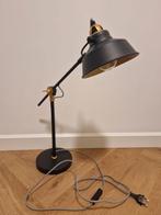 Zwarte bureau-/tafellamp met gouden details Mexlite Nové, Huis en Inrichting, Lampen | Tafellampen, Ophalen of Verzenden, Zo goed als nieuw