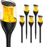 La Ferme Tuinverlichting Torch - 4 stuks -Solar Tuinverlicht, Tuin en Terras, Fakkels, Verzenden, Nieuw