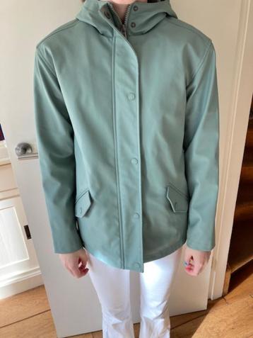 Regenjas America Today Janice JR kort kleur Sage beschikbaar voor biedingen