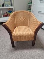 Rieten stoel, Huis en Inrichting, Stoelen, Ophalen, Zo goed als nieuw, Bruin, Eén
