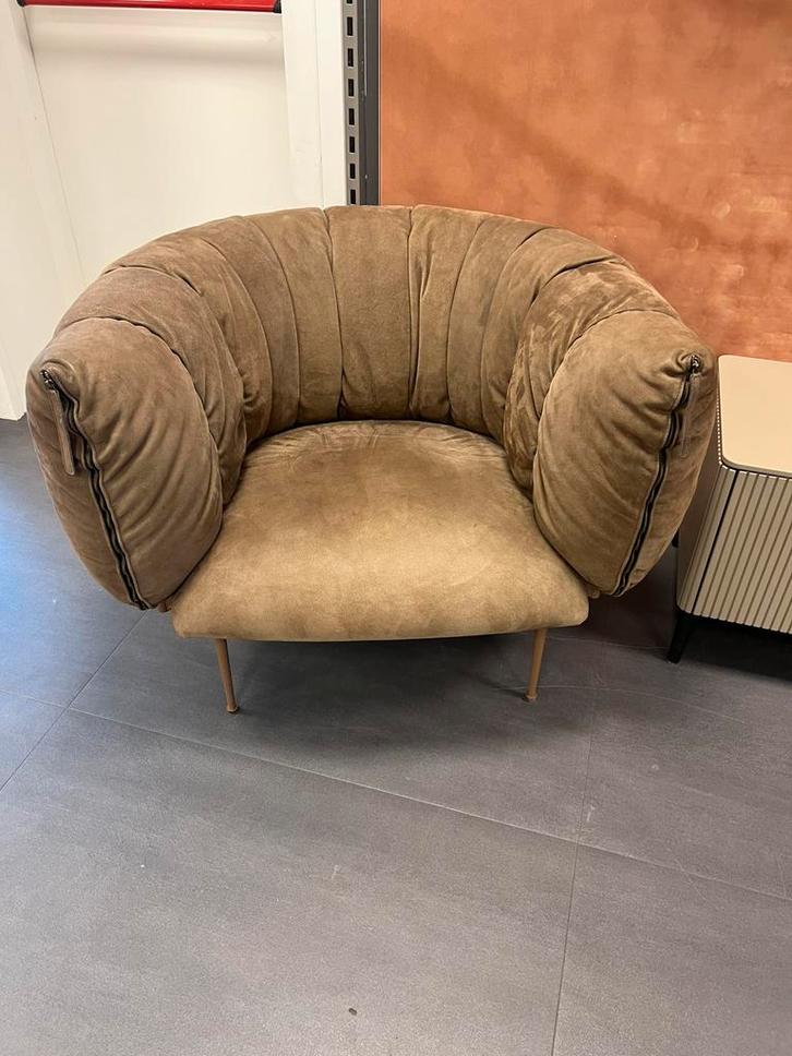 Jess Design fauteuil puffer, Huis en Inrichting, Banken | Sofa's en Chaises Longues, Zo goed als nieuw, Eenpersoons, Minder dan 150 cm