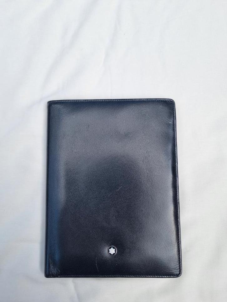 Montblanc Portmonee 12 cc, Sieraden, Tassen en Uiterlijk, Portemonnees, Zo goed als nieuw, Zwart, Leer, Ophalen of Verzenden