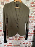 Penn & Ink legergroen khaki jasje blazer colbert small 36, Kleding | Dames, Penn & Ink, Ophalen of Verzenden, Zo goed als nieuw
