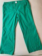 Broek groen lang lente zomer katoen oprolbaar maat 50, Maat 46/48 (XL) of groter, Ophalen of Verzenden, Lang, Gedragen