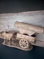 Vintage Ossenwagen Ornament, Ophalen of Verzenden