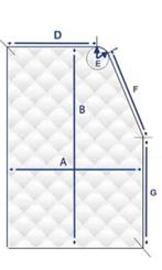 Fendt frans bed matras 135x195, Ophalen, Nieuw