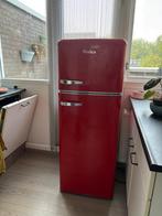 Retro Amica Koelkast - Rood, Witgoed en Apparatuur, Koelkasten en IJskasten, Ophalen, Gebruikt, 120 tot 140 cm, 100 tot 150 liter