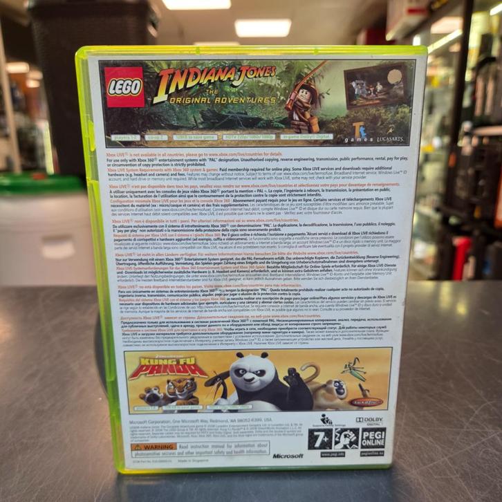Xbox 360 Game | Lego Indiana Jones + Kung Fu Panda, Spelcomputers en Games, Games | Xbox 360, Zo goed als nieuw
