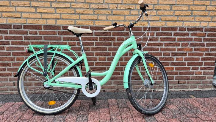 Meisjesfiets Romet Panda 24" zgan, Fietsen en Brommers, Fietsen | Meisjes, Zo goed als nieuw, 24 inch, Versnellingen, Ophalen