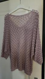 Oud-roze lurex trui, maat 40., Ophalen of Verzenden, Zo goed als nieuw, Maat 38/40 (M), Roze