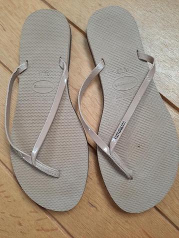 Havainas You Metallic dames slipper maat 41/42 - als nieuw - beschikbaar voor biedingen