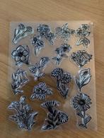 Clear stempels met het thema bloemen, Ophalen of Verzenden, Gebruikt, Clearstamp
