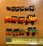 Miniatuur Houten Treintjes lok met wagonnetjes klein, Ophalen, Gebruikt, Poppenhuis