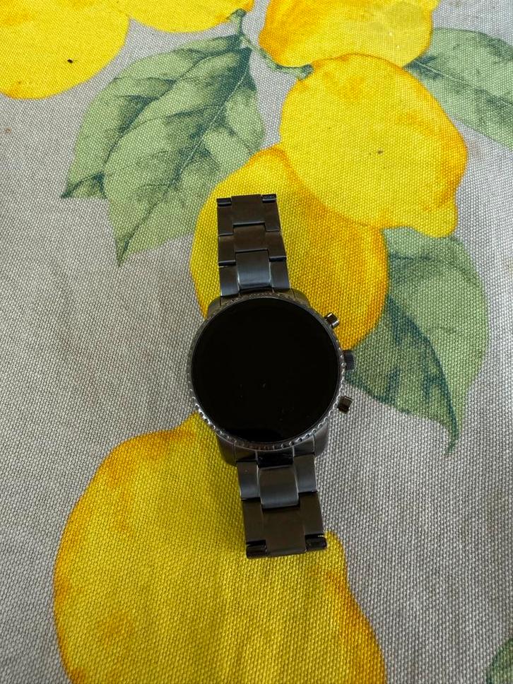 Fossil Smartwatch - Perfecte staat!, Sieraden, Tassen en Uiterlijk, Smartwatches, Zo goed als nieuw, Android, Zwart, Afstand, Waterdicht