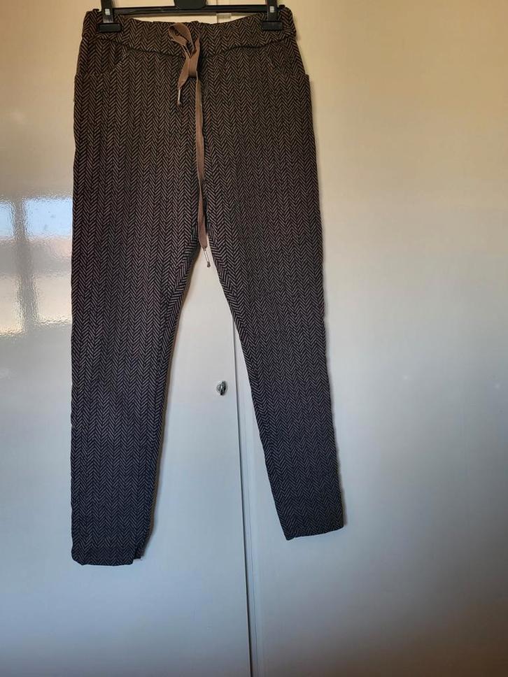 MADE IN ITALY  BROEK, Kleding | Dames, Broeken en Pantalons, Zo goed als nieuw, Maat 42/44 (L), Overige kleuren, Lang, Verzenden