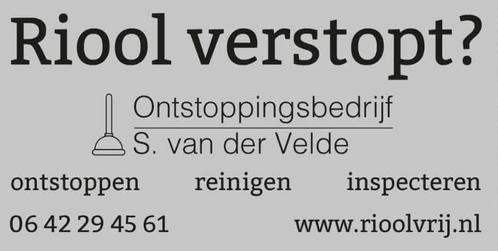Riool verstopt? Ontstoppingsbedrijf S. van der Velde, Diensten en Vakmensen, Loodgieters en Installateurs, Reparatie