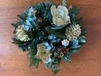 Kerst Kransje met Witte Rozen en Dennenappeltjes Nieuw, Diversen, Ophalen of Verzenden, Nieuw