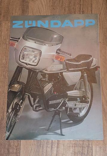 Zundapp reklamefolder NL 1980 - 2 448, 529, 521 en 530  beschikbaar voor biedingen
