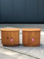 Twee vintage retro nachtkastjes jaren ‘50 / ‘60, Huis en Inrichting, Ophalen, Gebruikt, Minder dan 45 cm
