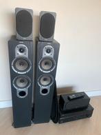 Jamo S 426 5.1 set + Yamaha HTR-4068 Receiver, Ophalen, Gebruikt, Complete surroundset, 120 watt of meer