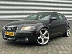 Audi A3 Sportback 2.0 TDI quattro S-line,xenon,19inch bomvol, Gebruikt, Zwart, 4 cilinders, Leder en Stof