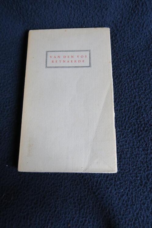 Bijzndere uitgave A.A.Balkema VAN DEN VOS REYNAERDE 1940, Boeken, Literatuur, Zo goed als nieuw, Nederland, Verzenden