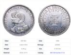 Portugal Kingdom 1898-500Reis Silver coin Discovery of India, Postzegels en Munten, Munten | Europa | Euromunten, Ophalen of Verzenden
