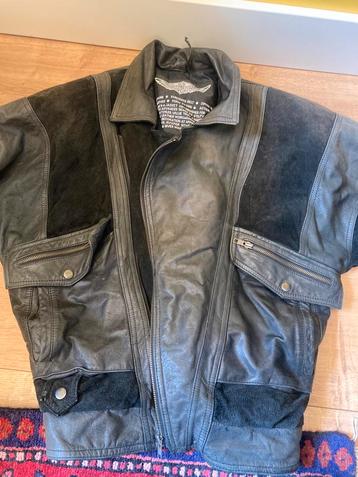 Roger David leer/suede biker jas beschikbaar voor biedingen