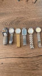 Horloges 6 stuks dames, Sieraden, Tassen en Uiterlijk, Overige merken, Gebruikt, Staal, Polshorloge