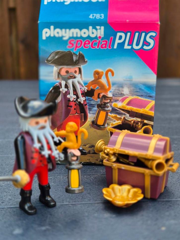 4783 Playmobil Special Plus Piraat met Schatkist, Kinderen en Baby's, Speelgoed | Playmobil, Zo goed als nieuw, Complete set, Ophalen of Verzenden