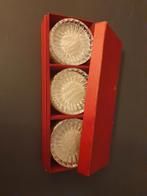 Kristallen Gebaksschoteltjes in Doos vintage jaren  70, Antiek en Kunst, Ophalen of Verzenden