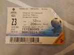 Kaartje uefa cup finale 2002 feyenoord-borussia dortmund, Ophalen of Verzenden