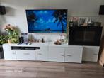 Tv meubel met werkende openhaard zowel licht als warmte, Ophalen, 25 tot 50 cm, Minder dan 100 cm
