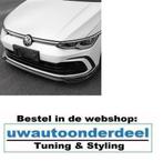 Spoiler Splitter Lip Hoogglans Zwart Geschikt voor VW Golf 8, Auto diversen, Tuning en Styling, Verzenden