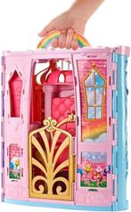 Barbie Dreamtopia Draagbaar Kasteel - Barbiehuis, Kinderen en Baby's, Speelgoed | Poppenhuizen, Ophalen, Zo goed als nieuw, Toebehoren