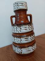 Vintage West Germany vaas, Gebruikt, Overige kleuren, Aardewerk of Porselein, Ophalen of Verzenden