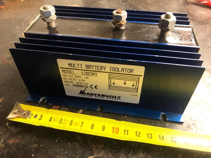 Mastervolt Multi Batterij Isolator 1202MT, Watersport en Boten, Accessoires en Onderhoud, Gebruikt, Motor en Techniek, Ophalen of Verzenden