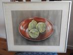 Drie verse vijgen - Gesigneerd - Johanna Douma-van Wisse, Antiek en Kunst, Ophalen of Verzenden