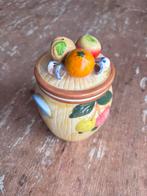 Leuke pot met deksel fruit erop, Antiek en Kunst, Ophalen of Verzenden