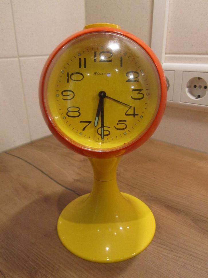 Vintage klok wekker Blessing, Antiek en Kunst, Curiosa en Brocante, Ophalen of Verzenden