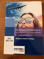 Keuzedeel Internationaal 1 - Deltion College, Ophalen of Verzenden, Zo goed als nieuw, Overige niveaus, Overige vakken
