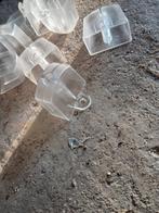 PVC Afstandhouders Golfplaat 177/51 Glashelder 60 stuks, Doe-het-zelf en Verbouw, Dakpannen en Dakbedekking, Kunststof, Zwart