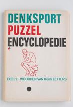 Denksport puzzel encyclopedie - 8 en 9 letterwoorden, Verzenden, 500 t/m 1500 stukjes, Zo goed als nieuw, Puzzelboek