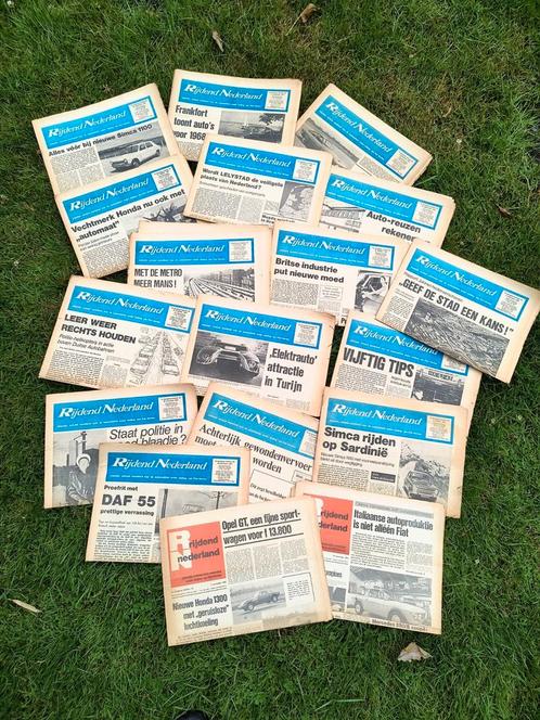 21 x auto magazine Rijdend Nederland Piet Nortier 1967 - 68, Verzamelen, Tijdschriften, Kranten en Knipsels, Tijdschrift, 1960 tot 1980